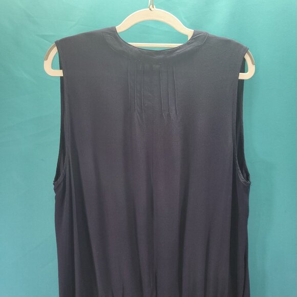 Olive & Oak Navy Sleeveless V-Neck Dress With Tassel Detail - Picture 7 of 8